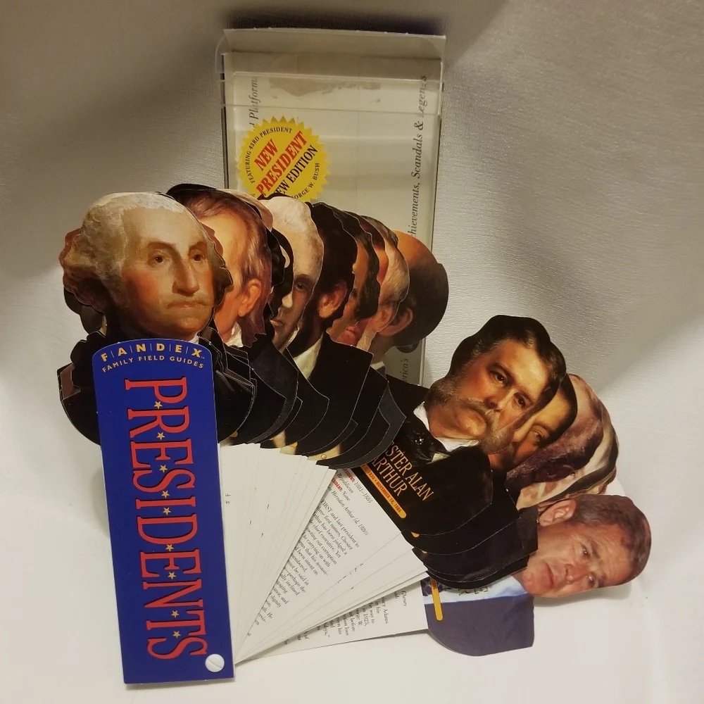 EUC vtg Presidents Fandex guide, w OG box - Picture 1 of 4